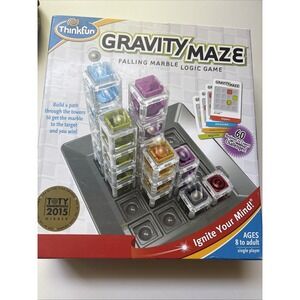 Gravity Maze Falling Marble Logic Game 60 Challenges TOTY 2015 Thinkfun NEW